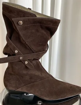 New Designer Women' Boots Fashion Dress Low Heels Shoes Pointed Toe Dress Ankle Botas Winter Retro Mujer Chelsea Short Boots - Aliexpress - FashionsVida