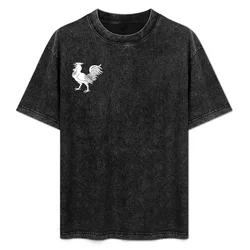 Classique Coq Design T-Shirt Breathable Lightweight Summer Top