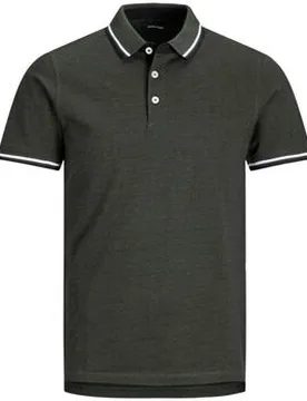 Poloshirt 12143859 Paulos Polo Ss-Forest Night Eu 5xl;Eu 6xl Male - Jack & jones - FashionsVida
