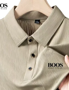 New Men's High-Quality Embroidered Logo Short-Sleeved Polo Shirt, Summer Fashion Casual Breathable T-Shirt Top - Aliexpress - FashionsVida