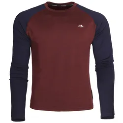 Kerulen Merino Long Sleeve T-shirt Midnight / Wine S Men