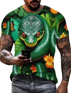 Summer Sports Harajuku Style Men's 3D Printed Short-Sleeve T-Shirt - Loungewear Holiday Gift Top - Aliexpress - FashionsVida