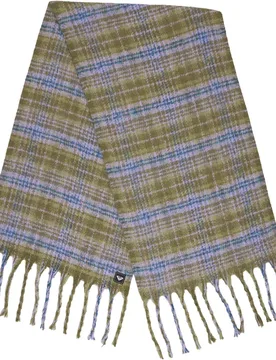 Écharpe Cute Blush Tartan Plaid Axs Oil Green One Size - Roxy - FashionsVida