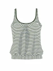 Damen Tankinioberteil olive 46 W