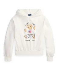 POLO Kapuzensweater - Hoodie weiss M Damen