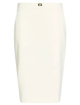 Falda midi Mujer Blanco 42 Mujer - Elisabetta Franchi - FashionsVida