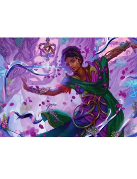 MTG Aetherdrift Playmat Commander featuring Saheeli, Radiant Creator - Ultra PRO - FashionsVida