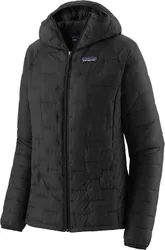 Doudoune compressible en duvet synthétique - W's Micro Puff Hoody Black en Nylon - Taille XS - Noir