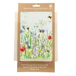 Plant Based Cleaning Cloths Set of 2 - Bees
