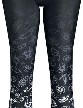 Gothic Leggings - The Void - S bis XXL - für Damen - Größe M - schwarz - Frauen - female - Gothicana by EMP - FashionsVida