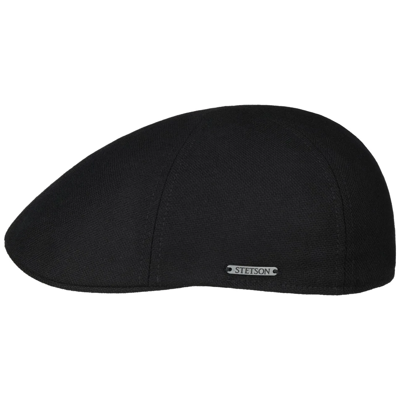 Texas Wool Cashmere Flat Cap by - black - Size: L (58-59 cm) - Stetson - FashionsVida