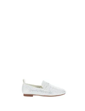 Mocassini con strass BIANCO 37 - MASSIMO SANTINI - FashionsVida
