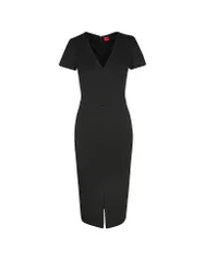 Hugo Midikleid KALAMARA noir 36