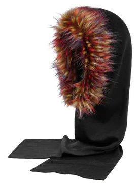 Coloury Hat-Scarf by - black - Damen - Size: One Size - Gebeana - FashionsVida