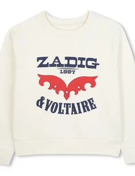 Felpa X6036 Off White 6 Anni - Zadig & Voltaire - FashionsVida