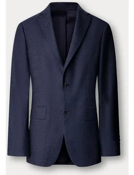 Chaqueta de hombre en mezcla de lana con cierre de dos botones - FACONNABLE - FashionsVida