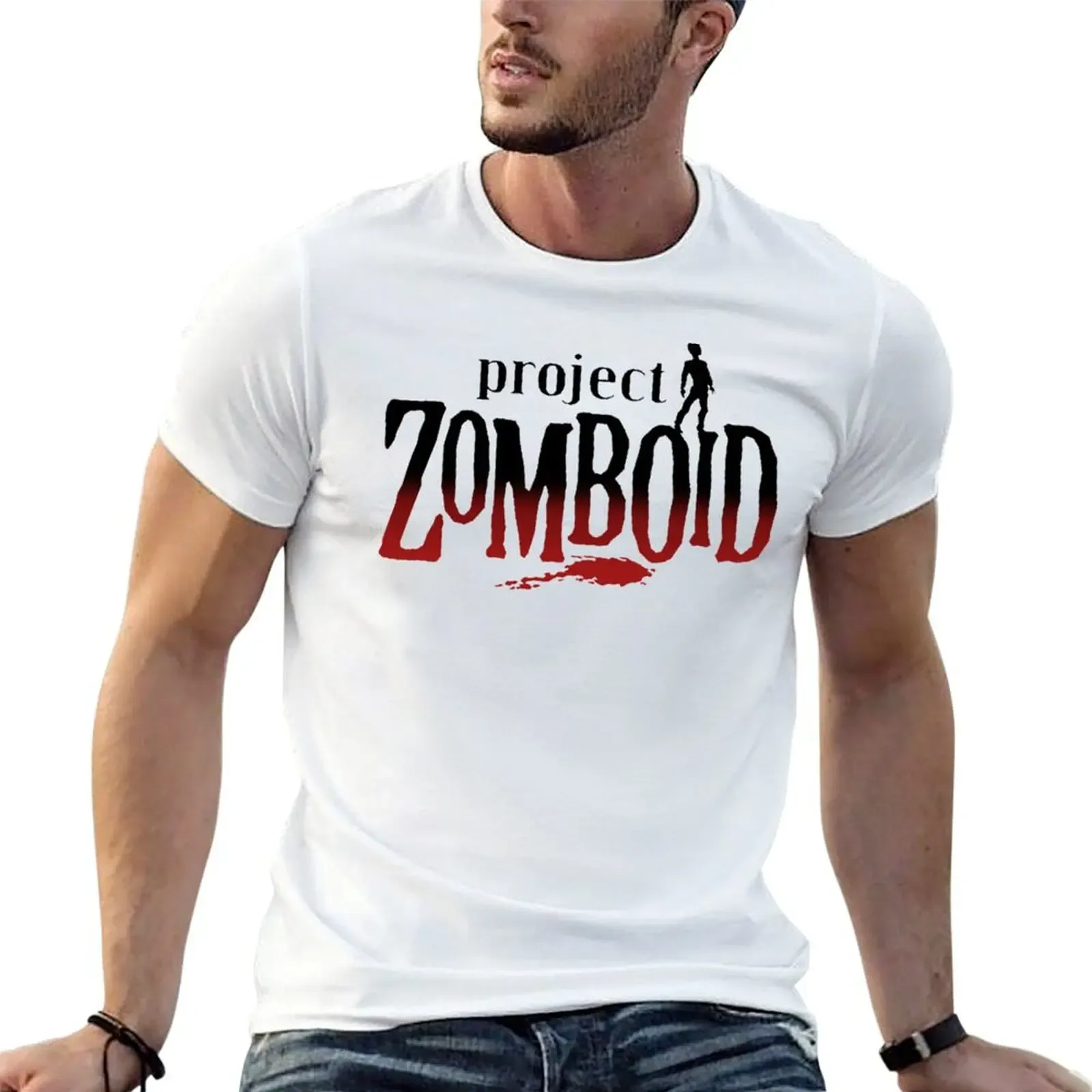 Project Zomboid Classic T-Shirt Basic Plain Tee for Spring and Summer - Aliexpress - FashionsVida