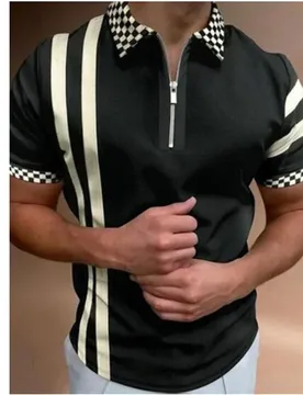 Men's Polo T shirts Zipper Fashion Streetwear 2023 New Summer Lapel Polo Shirt Brand Male Graphic Tee Short-sleeve Retro Clothes - Aliexpress - FashionsVida