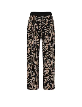 Pantalón de pijama VIVID BLOOM negro negro XS - Mey - FashionsVida