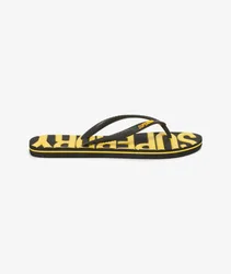 Superdry Damen Flip-flops im Vintage-stil Schwarz - Größe: M