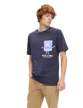T-shirt à Manches Courtes Sp Towelie Navy 14 Années Garçon - Hydroponic - FashionsVida