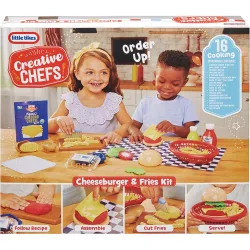 Juego de cocina Cheeseburger and Fries Kit Playset Creative Chefs