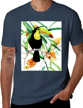 Toucan in Jungle T-Shirt t shirt for man man t shirts graphic t shirt man luxury T-Shirt - Aliexpress - FashionsVida