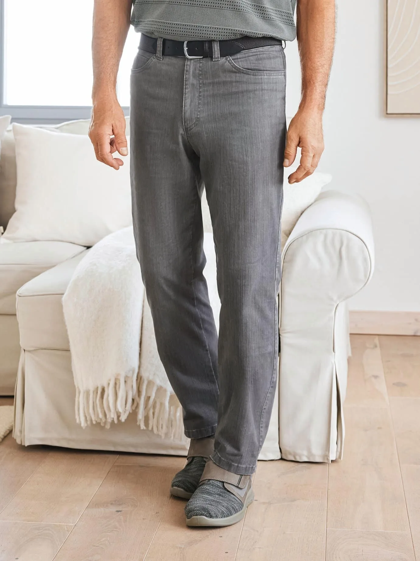 Bequem-Chino - grau - male - Size: 26 - Avena - FashionsVida