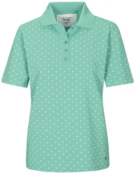 Poloshirt, 1/2 Arm, Punkte female - 48 - FashionsVida