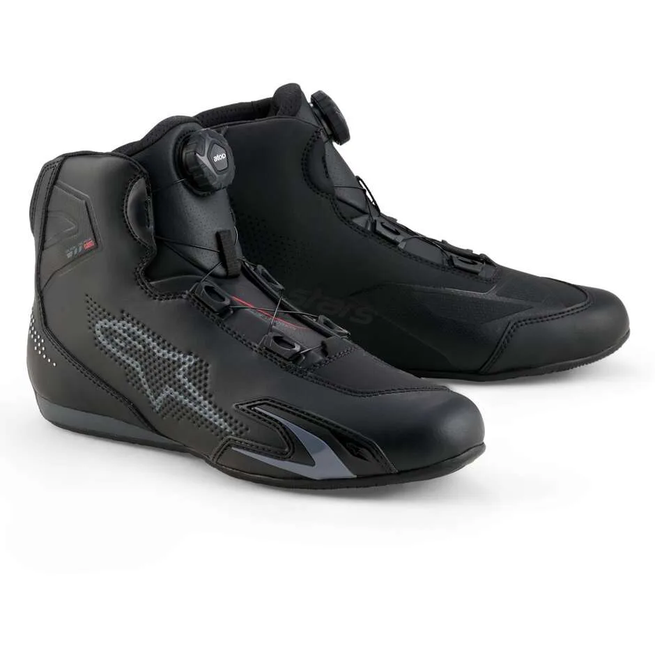 Scarpe Moto CELER Nero Grigio Scuro taglia 7.5 - Alpinestars - FashionsVida