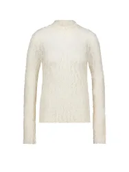 Maglia a maniche lunghe bianco 40