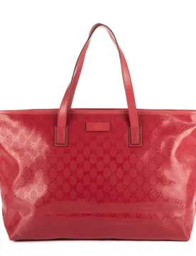 Pre-Owned Womens Classic Supreme Tote Shoulder Bag - Red - One Size - Gucci - FashionsVida
