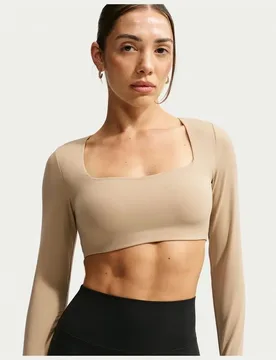 Trainingsoberteil, Damen Zenvy - Beige - female - Size: L - Nike - FashionsVida