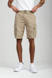 Mens Stone Cotton Ripstop Cargo Shorts - Size 2xl