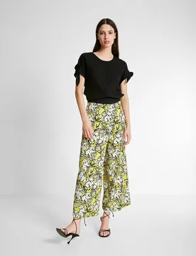 Pantalones palazzo de mujer con estampado de koalas - Trucco - FashionsVida