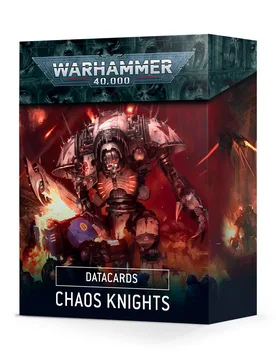 Warhammer 40,000 - Datacards: Chaos Knights (9th Edition) - Games Workshop - FashionsVida