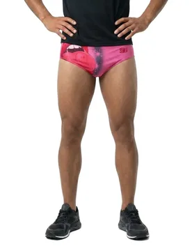 S.w.smiley Hella Good Swimming Brief Pink XL Men - OTSO - FashionsVida