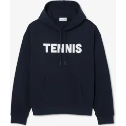Sudadera de hombre con capucha de tenis con estampado en