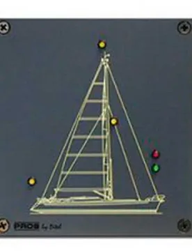 Mast Sailboat Navigation Lights Silhouette Grey One Size unisex - pros - FashionsVida