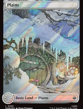 Plains (Full Art Surge Foil) (#320) The Hobbit - Magic: The Gathering - FashionsVida