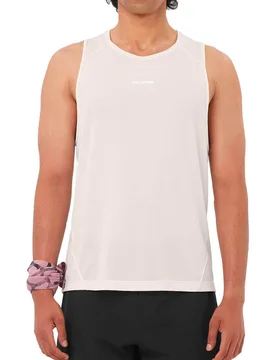 Shkout core camisetas trail running tirantes hombre Blanco (XL) - Salomon - FashionsVida