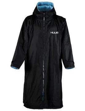 Junior Changing Robe Parka Black / Blue One Size unisex - HUUB - FashionsVida