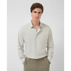 Camisa sport de hombre regular fit estampado geométrico