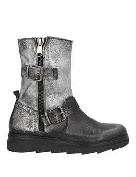 Stiefelette Damen Silber 37 Damen - KEB - FashionsVida