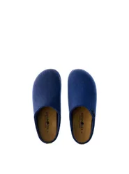 Haflinger Ciabatte in lana BLU 41