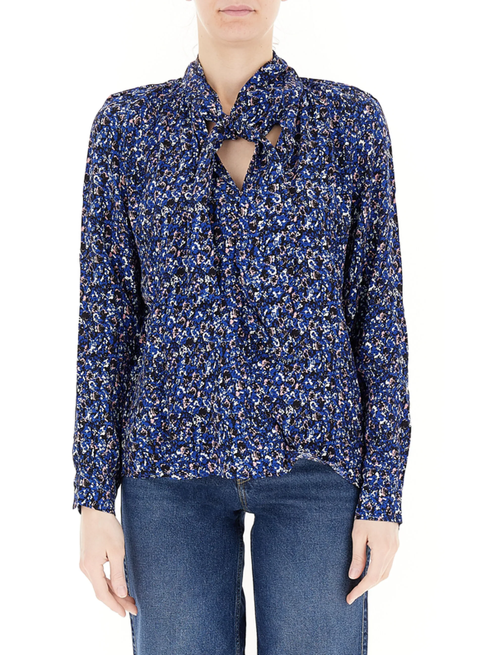Pepe Jeans Blusa in viscosa BLU S - Pepe jeans - FashionsVida