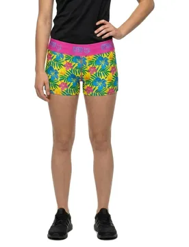 Pantaloni Corti Floral Multicolour S - OTSO - FashionsVida