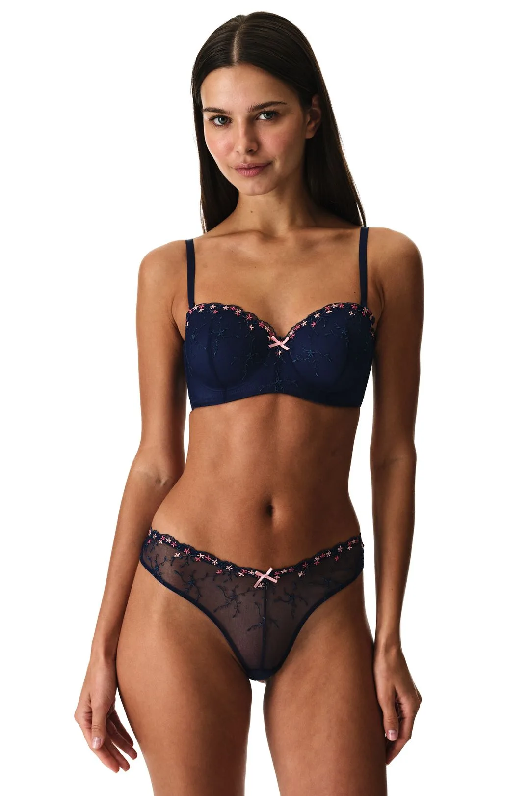 Womens Underwire Bralette - Navy - Size 38c - Penti - FashionsVida