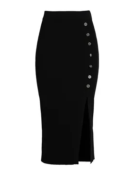 Midi-Rock Damen Schwarz M Damen - MICHAEL MICHAEL KORS - FashionsVida