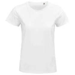 Womens/ladies Pioneer Organic T-Shirt (White) Cotton - Size 2xl
